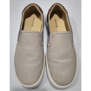 OSKLEN Slip On Sneakers Men’s US 7.5 EUR 41 Beige Casual Leather Shoes Brazil